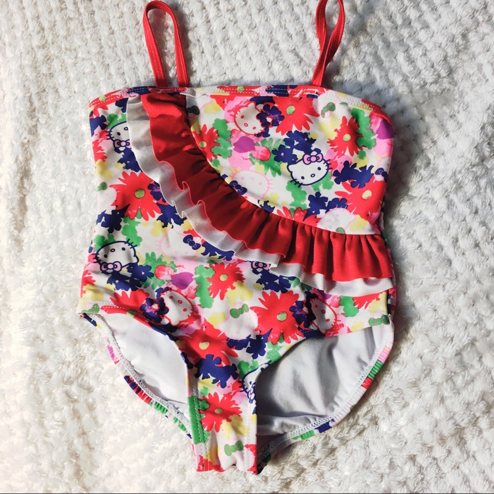 Girls Hello Kitty Bathing Suit